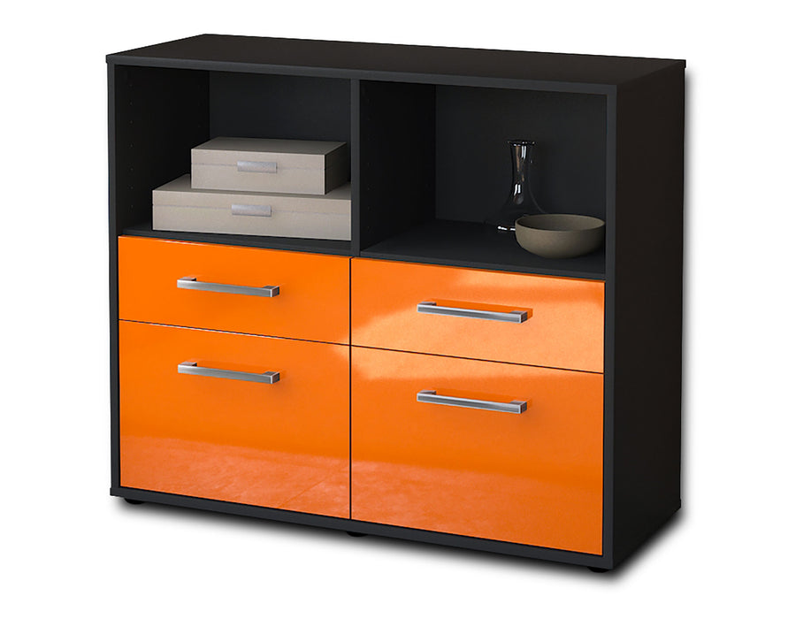Sideboard Christine, Orange Seite ( 92x79x35cm) - Dekati GmbH