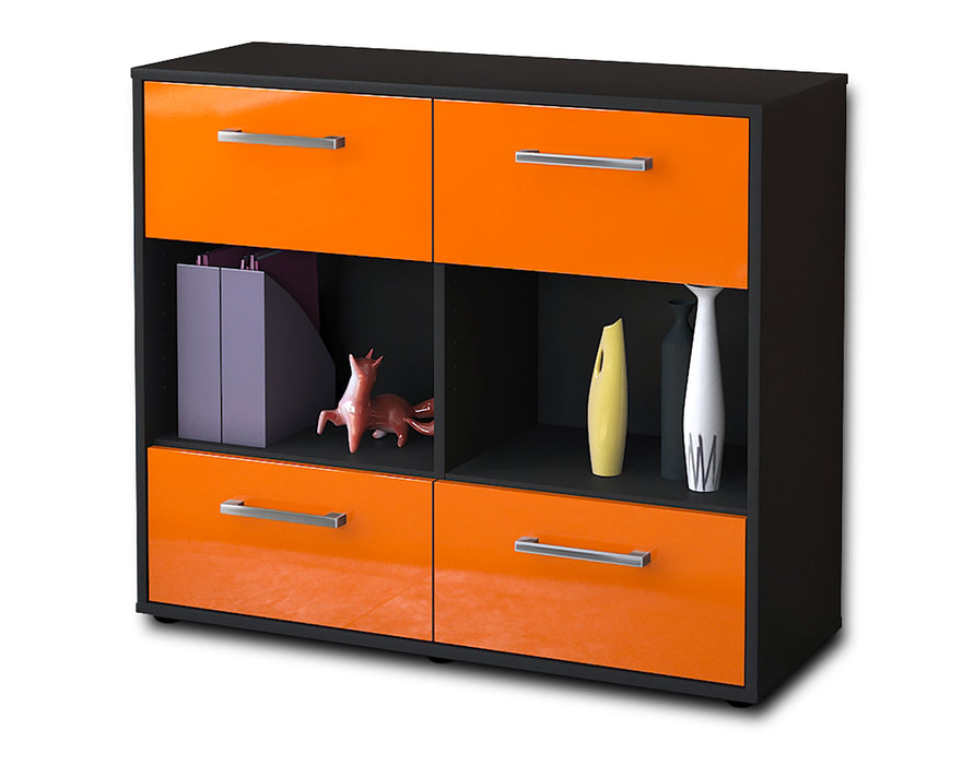 Sideboard Daniela, Orange Seite ( 92x79x35cm) - Dekati GmbH