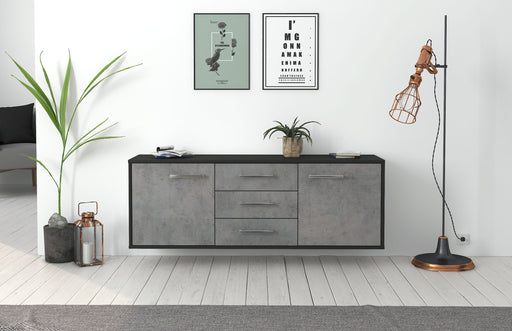 Lowboard , Beton Studio (136x49x35cm) - Dekati GmbH