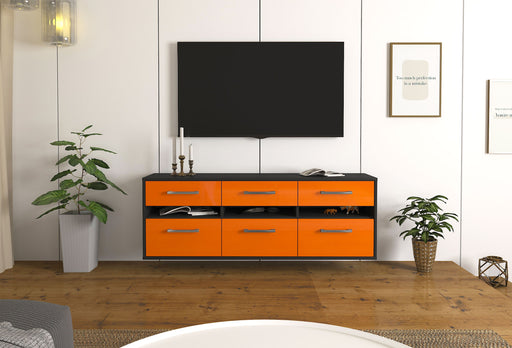 Lowboard Raleigh, Orange Studio (136x49x35cm) - Dekati GmbH