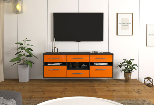 Lowboard Arlington, Orange Studio (136x49x35cm) - Dekati GmbH