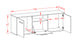 Lowboard Mesa, Beton Maß ( 136x49x35cm) - Dekati GmbH