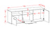 Lowboard Miami, Beton Maß (136x49x35cm) - Dekati GmbH