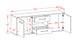 Lowboard Tampa, Beton Maß (136x49x35cm) - Dekati GmbH