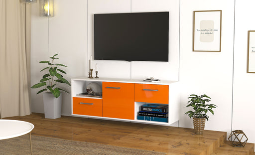 Lowboard Louisville, Orange Front ( 136x49x35cm) - Dekati GmbH