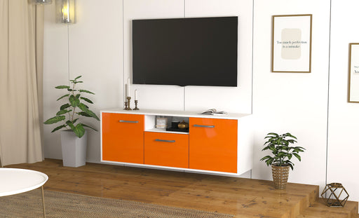 Lowboard Mesa, Orange Front ( 136x49x35cm) - Dekati GmbH