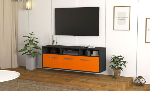 Lowboard Kansas City, Orange Front (136x49x35cm) - Dekati GmbH