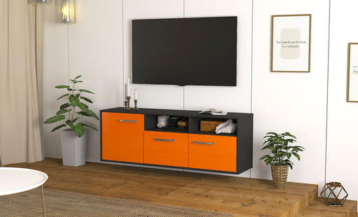 Lowboard Omaha, Orange Front (136x49x35cm) - Dekati GmbH
