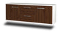 Lowboard Nashville, Walnuss Seite ( 136x49x35cm) - Dekati GmbH
