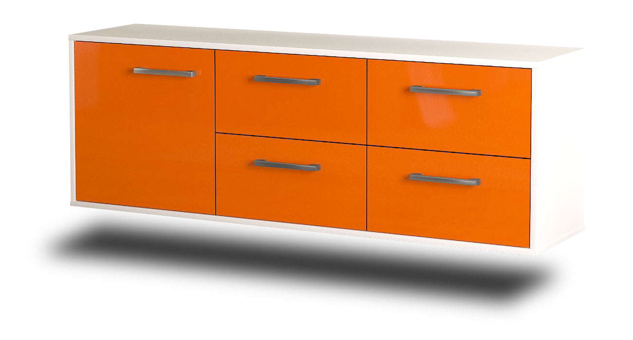 Lowboard Denver, Orange Seite ( 136x49x35cm) - Dekati GmbH