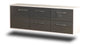 Lowboard Denver, Grau Seite ( 136x49x35cm) - Dekati GmbH