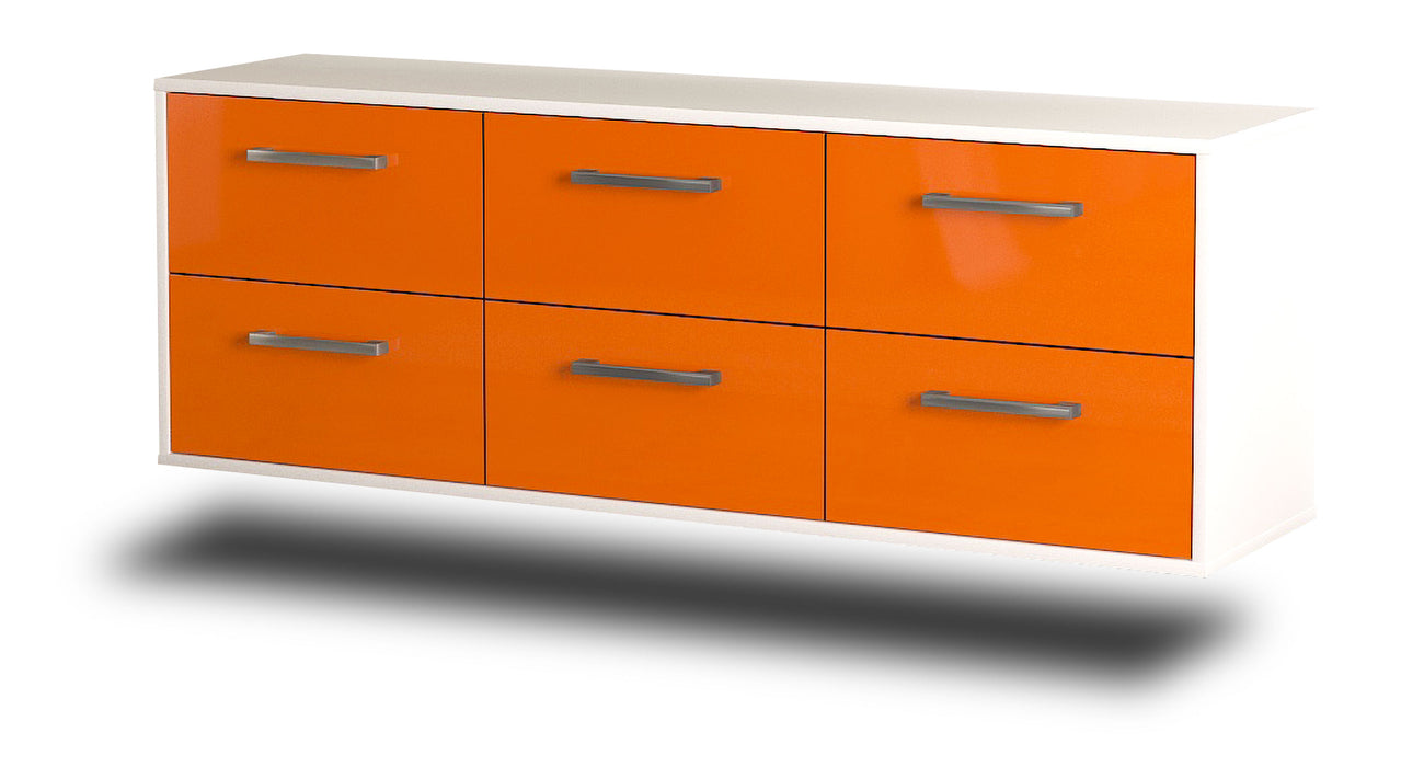 Lowboard Washington D. C., Orange Seite ( 136x49x35cm) - Dekati GmbH