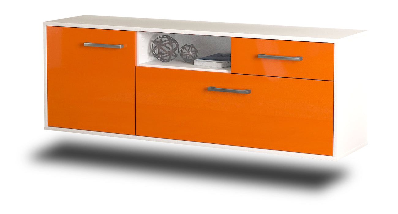 Lowboard Atlanta, Orange Seite ( 136x49x35cm) - Dekati GmbH