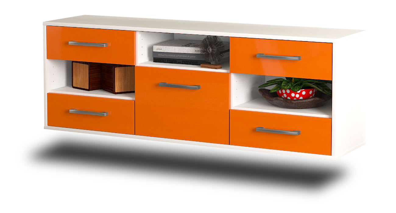 Lowboard St. Louis, Orange Seite ( 136x49x35cm) - Dekati GmbH