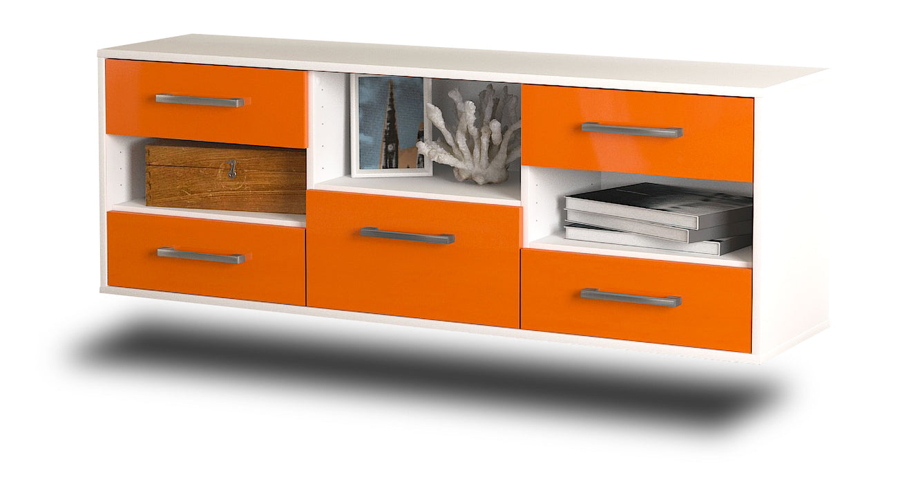 Lowboard Santa Ana, Orange Seite ( 136x49x35cm) - Dekati GmbH