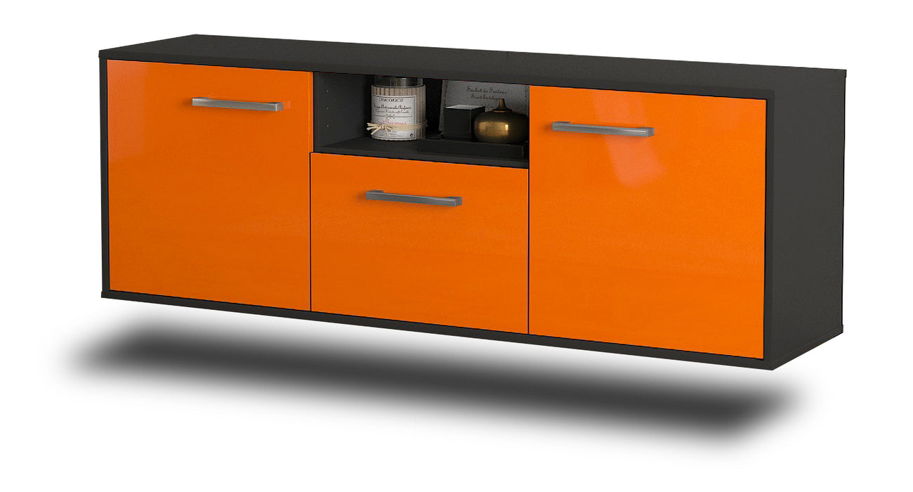 Lowboard Mesa, Orange Seite (136x49x35cm) - Dekati GmbH