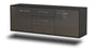 Lowboard Cleveland, Grau Seite (136x49x35cm) - Dekati GmbH
