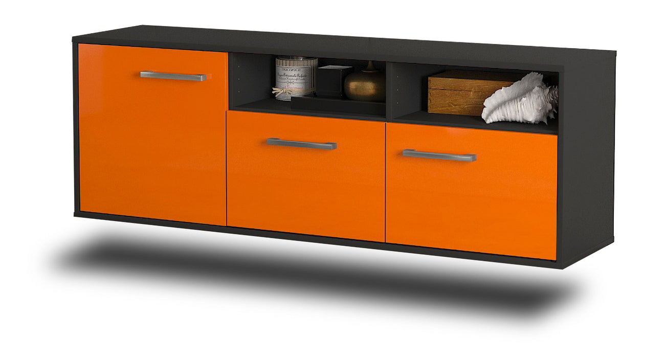 Lowboard Omaha, Orange Seite (136x49x35cm) - Dekati GmbH