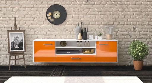Lowboard Corpus Christi, Orange Studio (180x49x35cm) - Dekati GmbH
