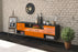 Lowboard Jersey City, Orange Front (180x49x35cm) - Dekati GmbH