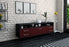 Lowboard Scottsdale, Bordeaux Front (180x49x35cm) - Dekati GmbH