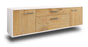 Lowboard Aurora, Eiche Seite (180x49x35cm) - Dekati GmbH
