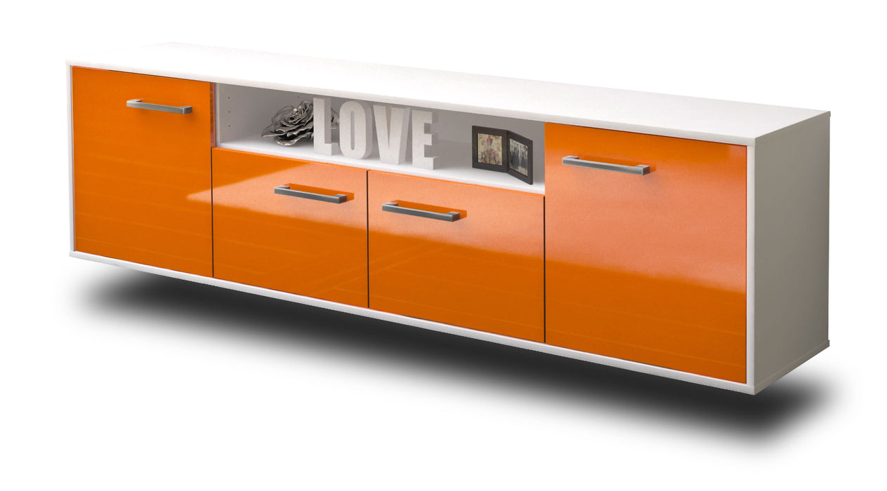 Lowboard Toledo, Orange Seite (180x49x35cm) - Dekati GmbH