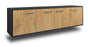 Lowboard Anaheim, Eiche Seite (180x49x35cm) - Dekati GmbH