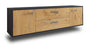 Lowboard Cincinnati, Eiche Seite (180x49x35cm) - Dekati GmbH