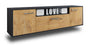 Lowboard Pittsburgh, Eiche Seite (180x49x35cm) - Dekati GmbH