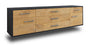 Lowboard Orlando, Eiche Seite (180x49x35cm) - Dekati GmbH