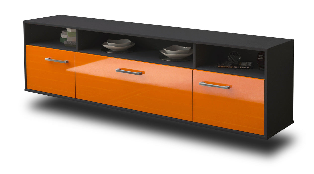 Lowboard Durham, Orange Seite (180x49x35cm) - Dekati GmbH