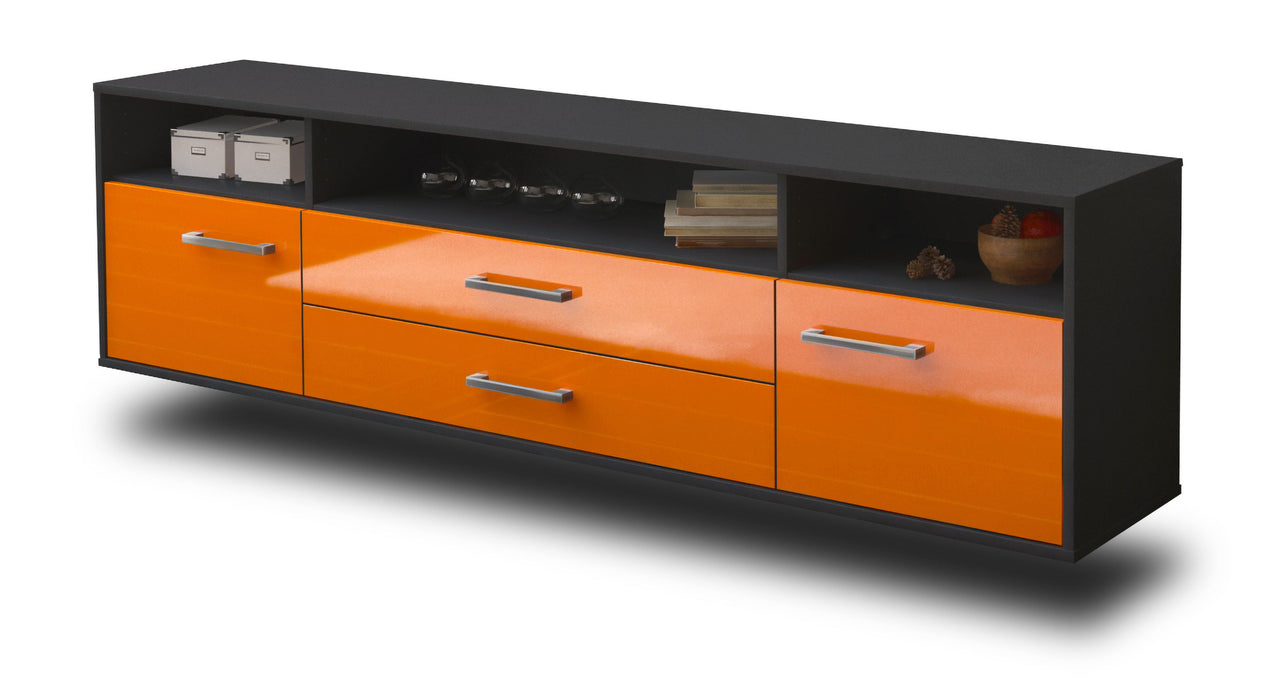Lowboard Laredo, Orange Seite (180x49x35cm) - Dekati GmbH