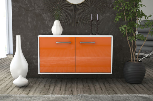 Lowboard hängend mit Griffen New York City, Orange Studio ( 92x49x35cm) - Dekati GmbH
