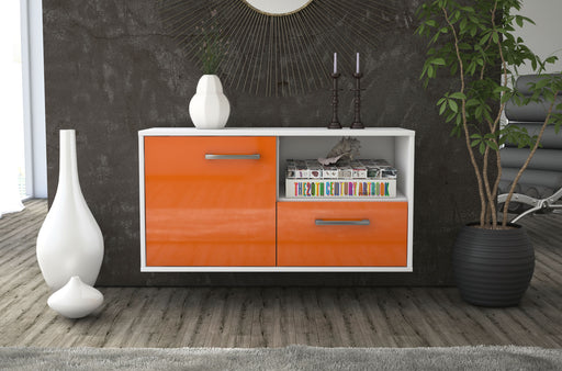 Lowboard hängend mit Griffen Houston, Orange Studio ( 92x49x35cm) - Dekati GmbH