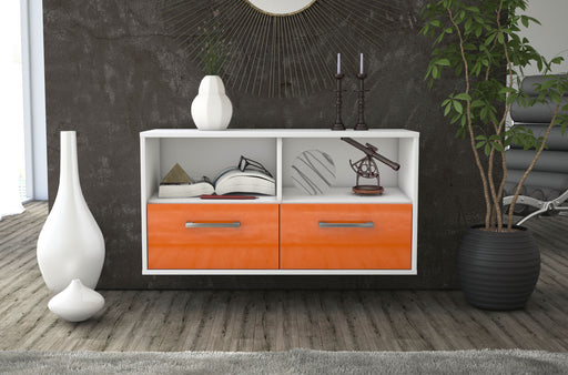Lowboard hängend mit Griffen San Antonio, Orange Studio ( 92x49x35cm) - Dekati GmbH