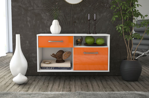 Lowboard hängend mit Griffen Indianapolis, Orange Studio ( 92x49x35cm) - Dekati GmbH