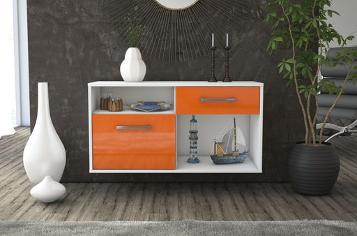 Lowboard hängend mit Griffen San Francisco, Orange Studio ( 92x49x35cm) - Dekati GmbH