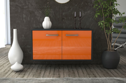 Lowboard hängend mit Griffen New York City, Orange Studio (92x49x35cm) - Dekati GmbH