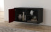 Lowboard hängend mit Griffen Los Angeles, Bordeaux Offen ( 92x49x35cm) - Dekati GmbH