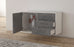 Lowboard hängend mit Griffen Fort Worth, Beton Offen ( 92x49x35cm) - Dekati GmbH