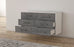 Lowboard hängend mit Griffen Baltimore, Beton Offen ( 92x49x35cm) - Dekati GmbH