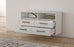 Lowboard hängend mit Griffen El Paso, Weiß Offen ( 92x49x35cm) - Dekati GmbH