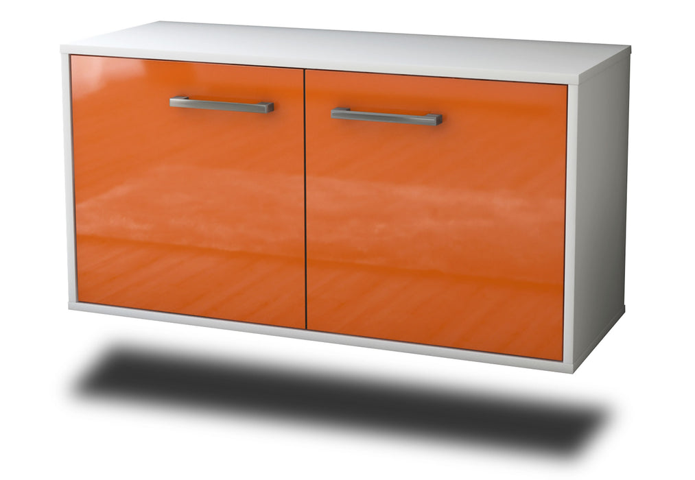 Lowboard hängend mit Griffen New York City, Orange Seite ( 92x49x35cm) - Dekati GmbH