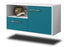 Lowboard hängend mit Griffen Phoenix, Tuerkis Seite ( 92x49x35cm) - Dekati GmbH