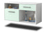 Lowboard hängend mit Griffen San Francisco, Mint Seite ( 92x49x35cm) - Dekati GmbH