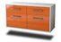 Lowboard hängend mit Griffen Austin, Orange Seite ( 92x49x35cm) - Dekati GmbH