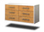 Lowboard hängend mit Griffen Baltimore, Eiche Seite ( 92x49x35cm) - Dekati GmbH