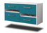 Lowboard hängend mit Griffen Boston, Tuerkis Seite ( 92x49x35cm) - Dekati GmbH