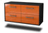 Lowboard hängend mit Griffen Philadelphia, Orange Seite ( 92x49x35cm) - Dekati GmbH